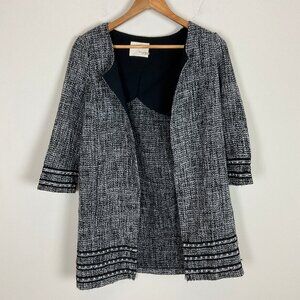 Rhyme & Echo Black and White Blazer Jacket